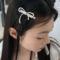 unbalance ribbon hair pin