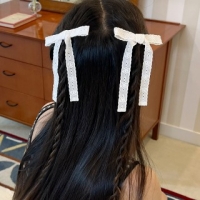 [2SET] pure lace ribbon hair pin