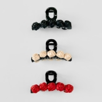 rose line hair clip (3colors)