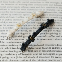 beads flower hair pin (2colors)