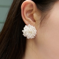 pure pearl blossom earrings