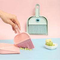 미니 빗자루 쓰레받기 세트 캐릭터 먼지솔 P641-O
