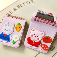 갤럭시Z플립6 소꿉친구 베어래빗 수첩 케이스