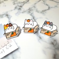 차량용 방향제 송풍구 디퓨저 새차 선물 석고 방향제 감귤냥