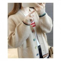 데일리 이너가디건 버튼 브이넥 루즈핏 귀여운 컬러