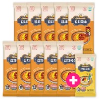 10+1 이지쿡 쫄깃 구포 김치국수 110g 면+스프 라면처럼 간편 1인분