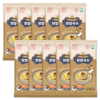 이지쿡 쫄깃 구포 닭칼국수 108g 면+스프 라면처럼 간편 1인분 10개