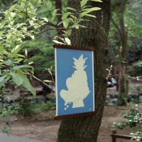 둥근 우드행잉 액자 _ Round wood hanging frame