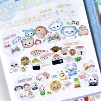 초밥/컵고양이/얼큰이 3d캐릭터 키스컷