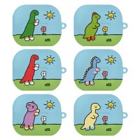 9C9C 양말공룡 피크닉 버즈3/버즈3프로 하드케이스