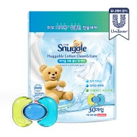 스너글 캡슐세제 허거블 코튼 클린 앤 케어 30개입