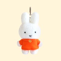 정품 Miffy 미피 인형키링 보들보들 귀여운 캐릭터 화이트 토끼인형
