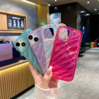 아이폰 물결무늬 홀로그램 TPU 케이스