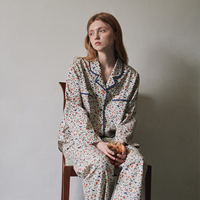 피너트 긴팔 여성페어 크림 30수