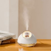 귀여운 곰돌이 저소음 미니 가습기 사무실 탁상용 거실 무드등