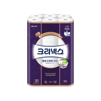 크리넥스 3겹 데코&소프트 30M 30롤 0125803