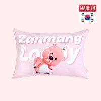 C잔망루피 로고 면모달 마이크로 솜베개1860