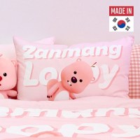 C잔망루피 로고 면모달 베개커버2591
