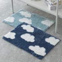 뭉게구름 사각 터프팅 발매트 현관 욕실 인테리어 러그 2colors