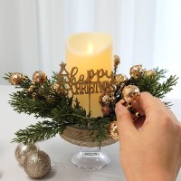 크리스마스 유리 캔들 센터피스 DIY 만들기 키트 수업