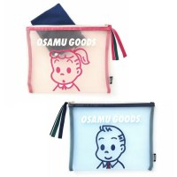 일본 캐릭터 오사무굿즈 메쉬 파우치 2color