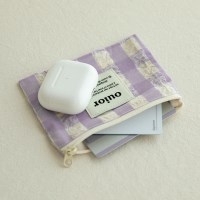 ouior flat pouch_ripple check purple