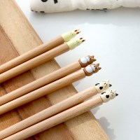 귀여운 동물 캐릭터 젓가락 1+1