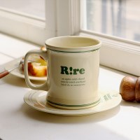 파밍스 마켓 레터링 머그컵, 카페컵 400ml 1p