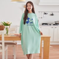 골피아 PAPC2829 디즈니 정품 여성 홈웨어 미키 오버핏 원피스 잠옷