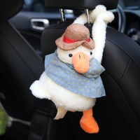 내일의공간 메달린 오리 인형 티슈 케이스(차량용 휴지걸이)