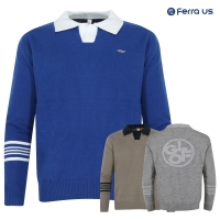 페라어스 남성 방풍 카라 라인업 골프 니트셔츠 CTW44R2487