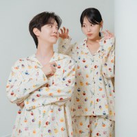 파자마 파티 순면기모 커플 잠옷 안심 순면 홈웨어세트