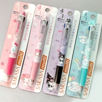 산리오 제브라 사라사 4+1 4색볼펜 샤프0.5mm 멀티펜