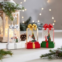 레토 크리스마스 스노우볼 무드등 선물상자 집들이 선물