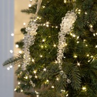 크리스마스 고드름 트리 장식 스윙 3x20cm 꾸미기 소품 용품