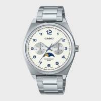 CASIO 카시오 MTP-M300D-7A 문페이즈 화이트 남성 메탈시계