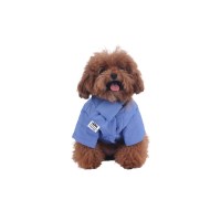 [MONCHOUCHOU] Rich Light Quilted Jacket Cornflower Blue