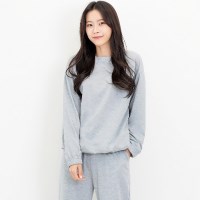 여자 가을 겨울 밴드 무지 맨투맨 티셔츠