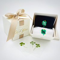 네잎클로버 수능선물 응원 합격 행운 기원 양말