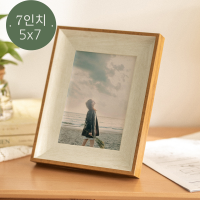 인테리어모던액자 포토테이블 우드탁상액자 5x7인치