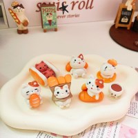 바게트 빵 고양이 피규어 7종세트
