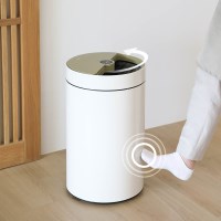 [무아스] 하프 스핀 자동 센서 휴지통 30L+전용봉투 20매 포함