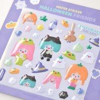 HALLOWEEN FRIENDS WATER STICKER