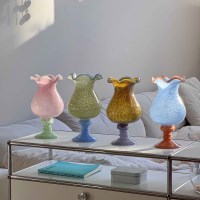 페이퍼가든 별의 눈물 알로하 유리 꽃병 6color 화병 오브제