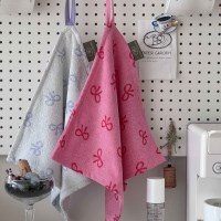 페이퍼가든 리본 테리 키친크로스 티코스터 핸드타올 컵받침