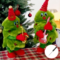 춤추는 트리인형 크리스마스 댄싱트리 장식 소품 3종택1