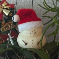 모자SET 크리스마스 못난이 눈사람 캔들 선물