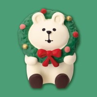 concombre 장식 리스 백곰