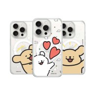 갤럭시 전기종 카카오 이모티콘 몰티즈 헬로 맥세이프 케이스