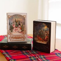 앤틱 Book 워터볼 오르골 2type